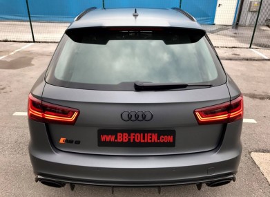 Audi rs6 wrap foliert tuning bb folien bele bostjan10