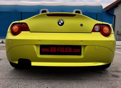 FolierungFoliranje-Wrapping BMW Z4 Kpl By BB-folien Bele Boštjan