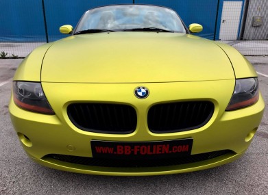 FolierungFoliranje-Wrapping BMW Z4 Kpl By BB-folien Bele Boštjan