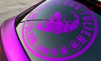 Folierung wrap audi a4 kpl in purple pink xmatt schwarz glnzend felgen veredelung kplrckleuchten verdunkelungusw by bb folien bele botjan14