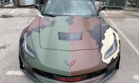 Folierung foliranje wrapping corvette c7 grand sport kpl in camouflage by bb folien folierungen2