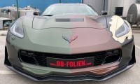 Folierung foliranje wrapping corvette c7 grand sport kpl in camouflage by bb folien folierungen12