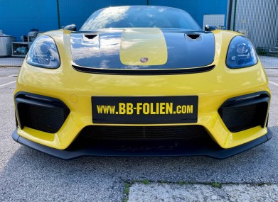 Folierung porsche spyder rs kpl in steinschlagschutzfolie xx by bb folien folierungen foliranje porsche spyder rs kpl v zascitno folijo xx by bb folien folierungen10