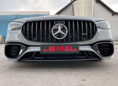 Folierung mercedes benz s63 amg kpl in steinschlagschutzfolie xx by bb folien folierungen foliranje merceses benz s63 amg kpl v zascitno folijo xx by bb folien folierungen16