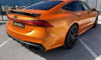 Folierung audi a7 kpl in orange x mit glitzern by bb folien folierungen foliranje audi a7 kpl v oranzno x z blescicami by bb folien folierungen2