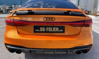 Folierung audi a7 kpl in orange x mit glitzern by bb folien folierungen foliranje audi a7 kpl v oranzno x z blescicami by bb folien folierungen10