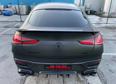 Folierung mercedes benz gle coupe brabus 800 kpl in platinum x schwarz matt by bb folien folierungen foliranje mercedes benz gle coupe brabus 800 kpl v platinasto xcrno mat by bb folien folierungen2
