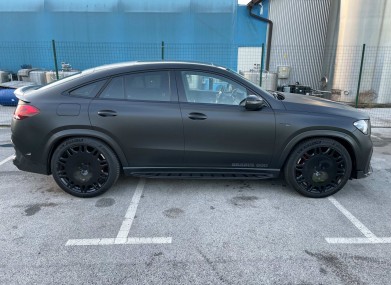 Folierung mercedes benz gle coupe brabus 800 kpl in platinum x schwarz matt by bb folien folierungen foliranje mercedes benz gle coupe brabus 800 kpl v platinasto xcrno mat by bb folien folierungen3