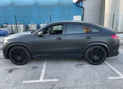Folierung mercedes benz gle coupe brabus 800 kpl in platinum x schwarz matt by bb folien folierungen foliranje mercedes benz gle coupe brabus 800 kpl v platinasto xcrno mat by bb folien folierungen14