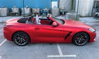 Folierung bmw bmw z4 kpl in platinum rot x matt by bb folien folierungen foliranje bmw z4 kpl v rdeco platinasto x by bb folien folierungen6