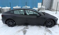 Folierung tesla model 3 kpl in schwarz metalic x geburstet by bb folien folierungen foliranje tesla model 3 kpl v crno metalik x bruseno by bb folien folierungen2