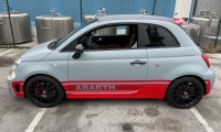 Folierung fiat abarth competizione kpl in satin grau matt design rot glanzed by bb folien folierungen foliranje fiat abarth competizione kpl v satin sivo matt dizajn rdeca sijaj by bb folien folierungen8