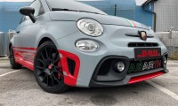 Folierung fiat abarth competizione kpl in satin grau matt design rot glanzed by bb folien folierungen foliranje fiat abarth competizione kpl v satin sivo matt dizajn rdeca sijaj by bb folien folierungen97