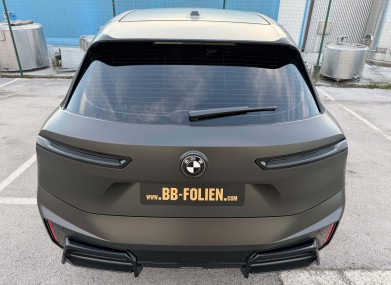 Folierung bmw ix kpl in diamond black matt x by bb folien folierungen foliranje bmw ix kpl v diamant crno xmat by bb folien folierungen7